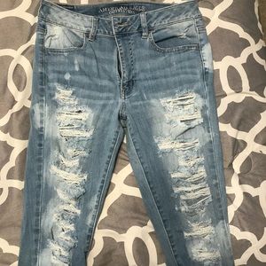 American eagle ripped jeans